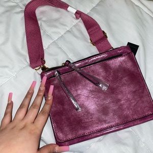 purple crossbody PURSE